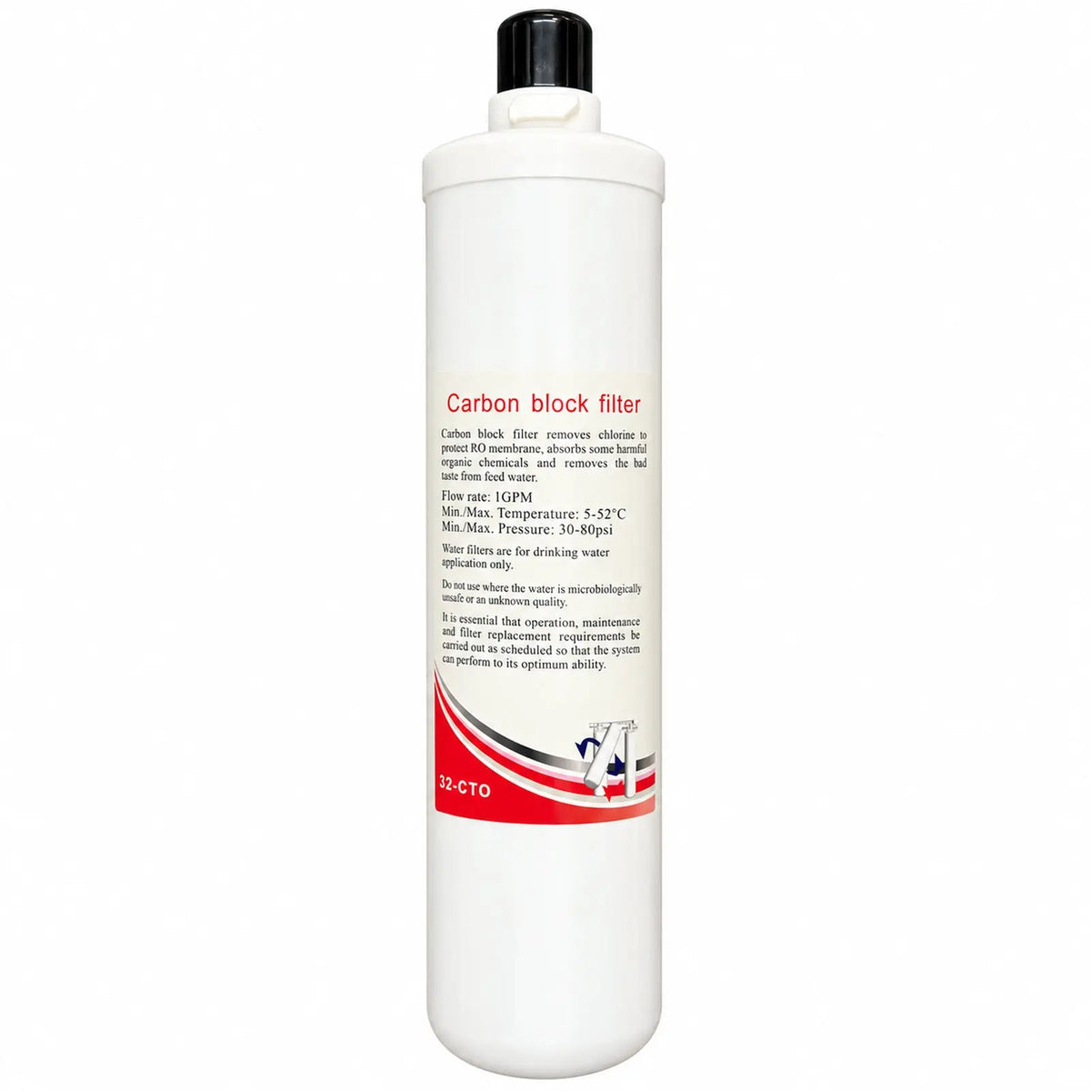 Lan Shan S2-CTO quick change carbon block filter cartridge