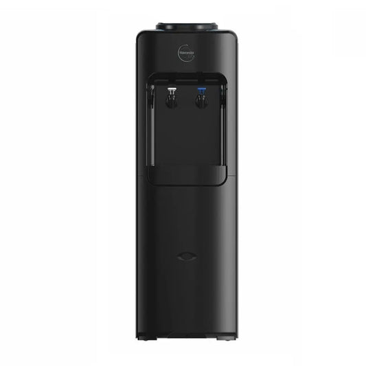 Cooler D26 Waterworks Black Ambient cold mains filtered water front view
