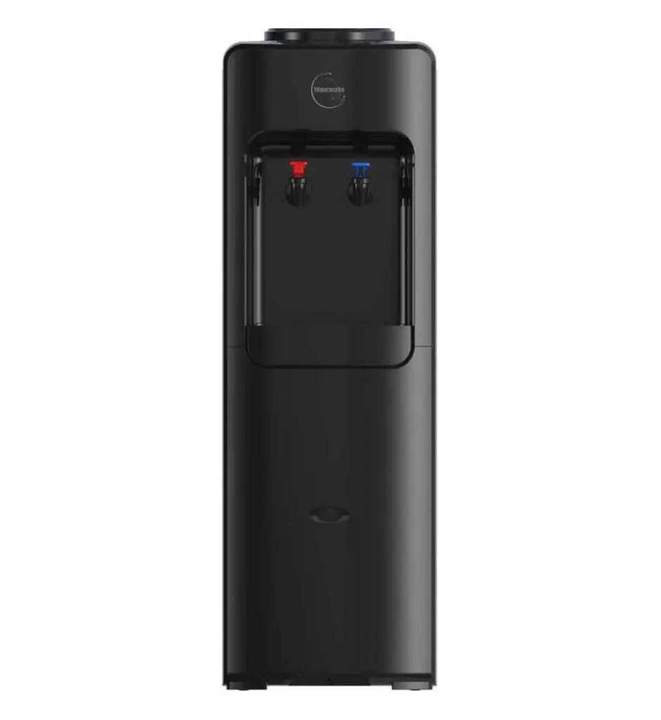 Cooler D26 waterworks black cold hot mains filtered water front