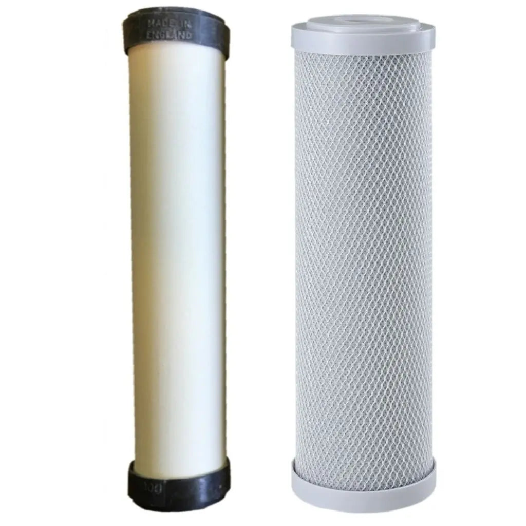 Sentry Water Filters replacement filters 10x2.5 ceramic sediment + carbon block silver infused antibacterial