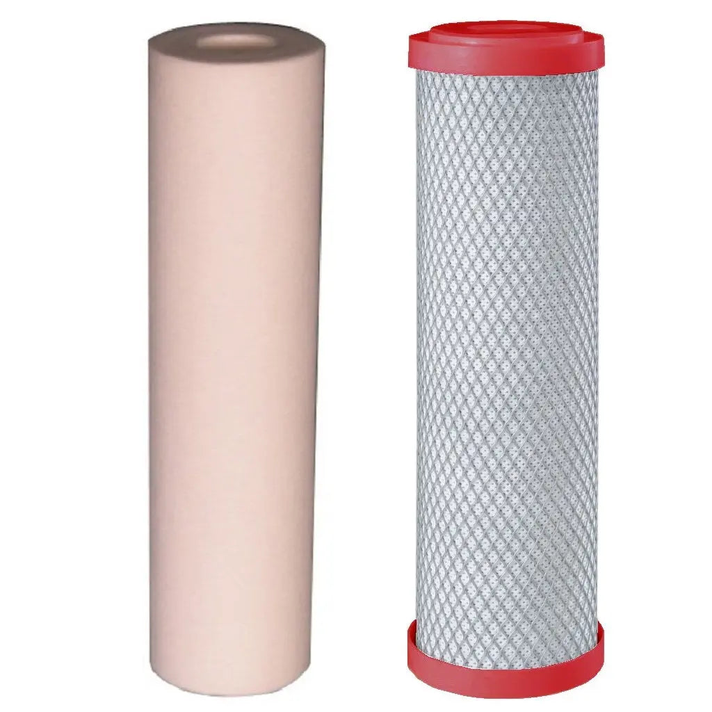 Sentry Water Filters replacement filters 10x2.5 sediment + carbon block fluoride chloramine reduction