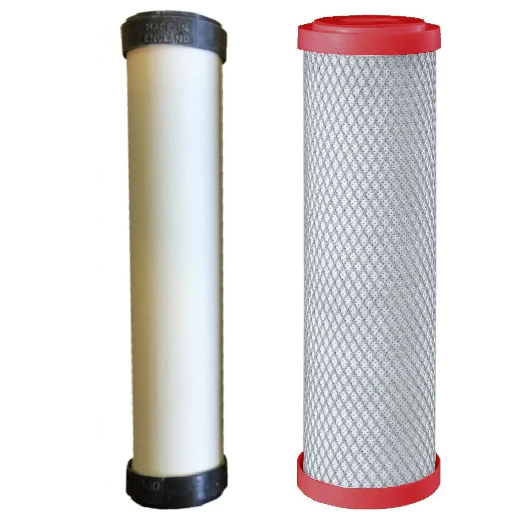 Sentry Water Filters replacement filters 10x2.5 ceramic sediment + carbon block fluoride chloramine reduction