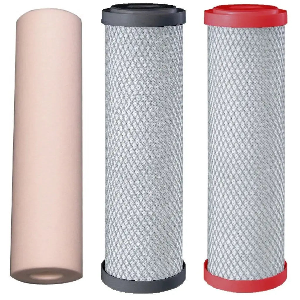 Sentry Water Filters 20x4.5 whole house home replacement filters sediment + LPD CBC + fluoride chloramine reduction Carbon block