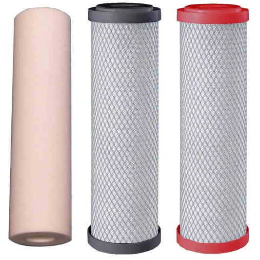 Sentry Water Filters 20x4.5 whole house home replacement filters sediment + LPD CBC + fluoride chloramine reduction Carbon block