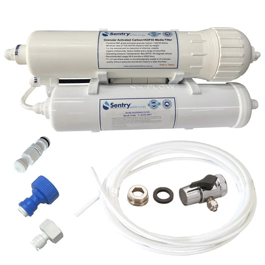 Sentry Water Filters HRO3 DJ High Volume Portable Handheld Filter full installation kit both connection options