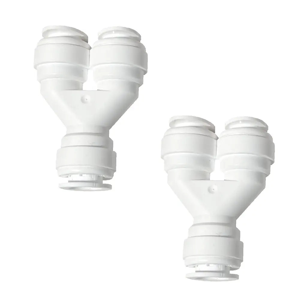 Sentry Water Filters Reverse Osmosis Quick fit Y connectors 3/8"Tube to 3/8"Tube to 3/8"Tube