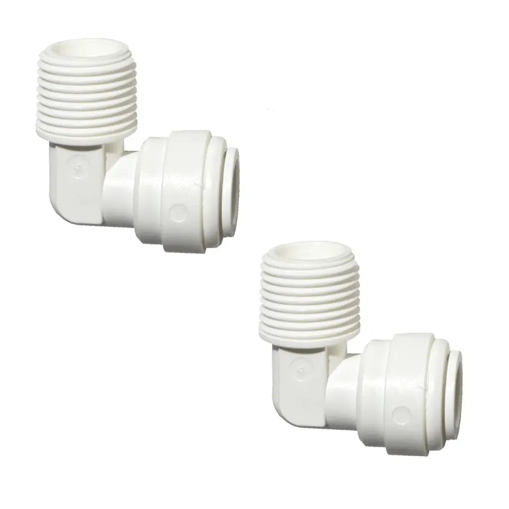 Sentry Water Filters Reverse Osmosis Quick fit connectors elbow 3/8" Male to 3/8" Tube