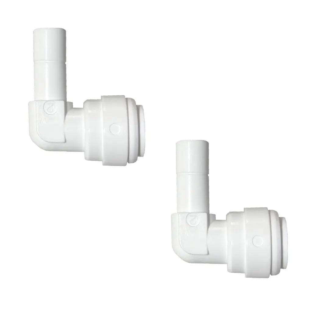 Sentry Water Filters Reverse Osmosis Quick fit connectors elbow 3/8" Tube to 3/8" Stem