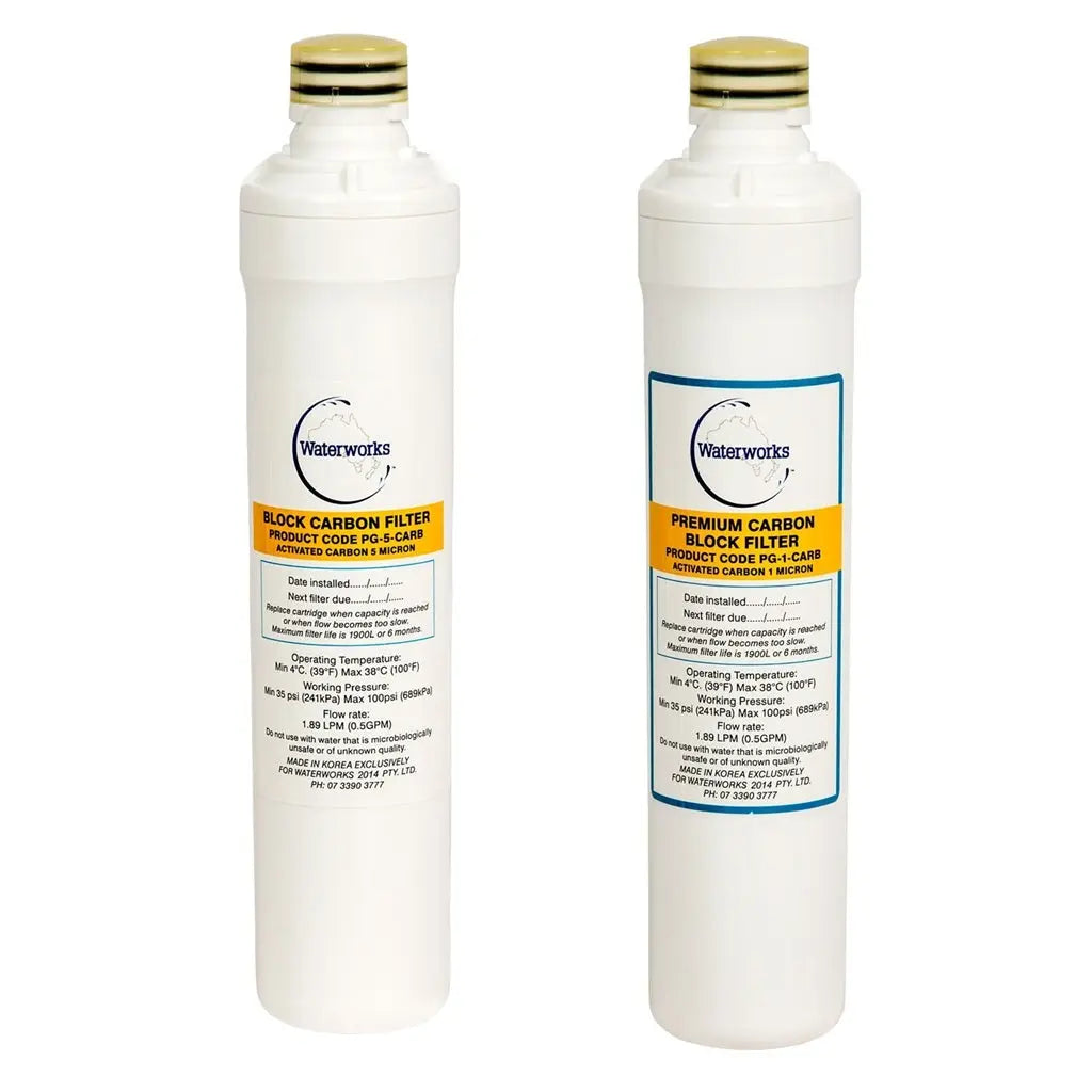 Waterworks Aquanet 5uM Carbon and 1uM Carbon Filter