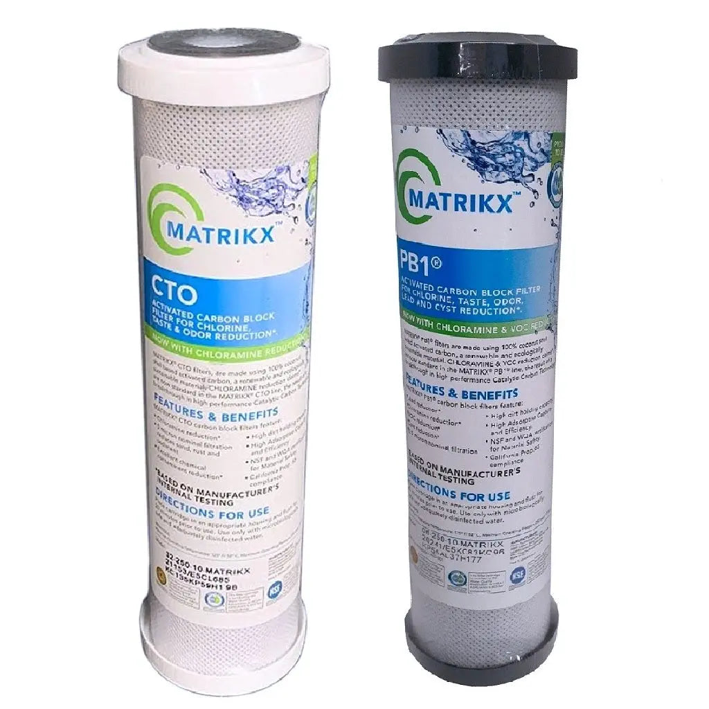 Sentry Water Filters Reverse Osmosis Filter Matrikx chlorine heavy metals