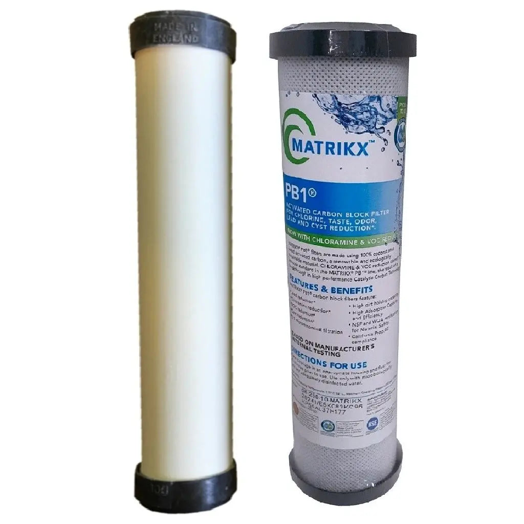Matrikx KX PB1 lead reducing carbon block filter
