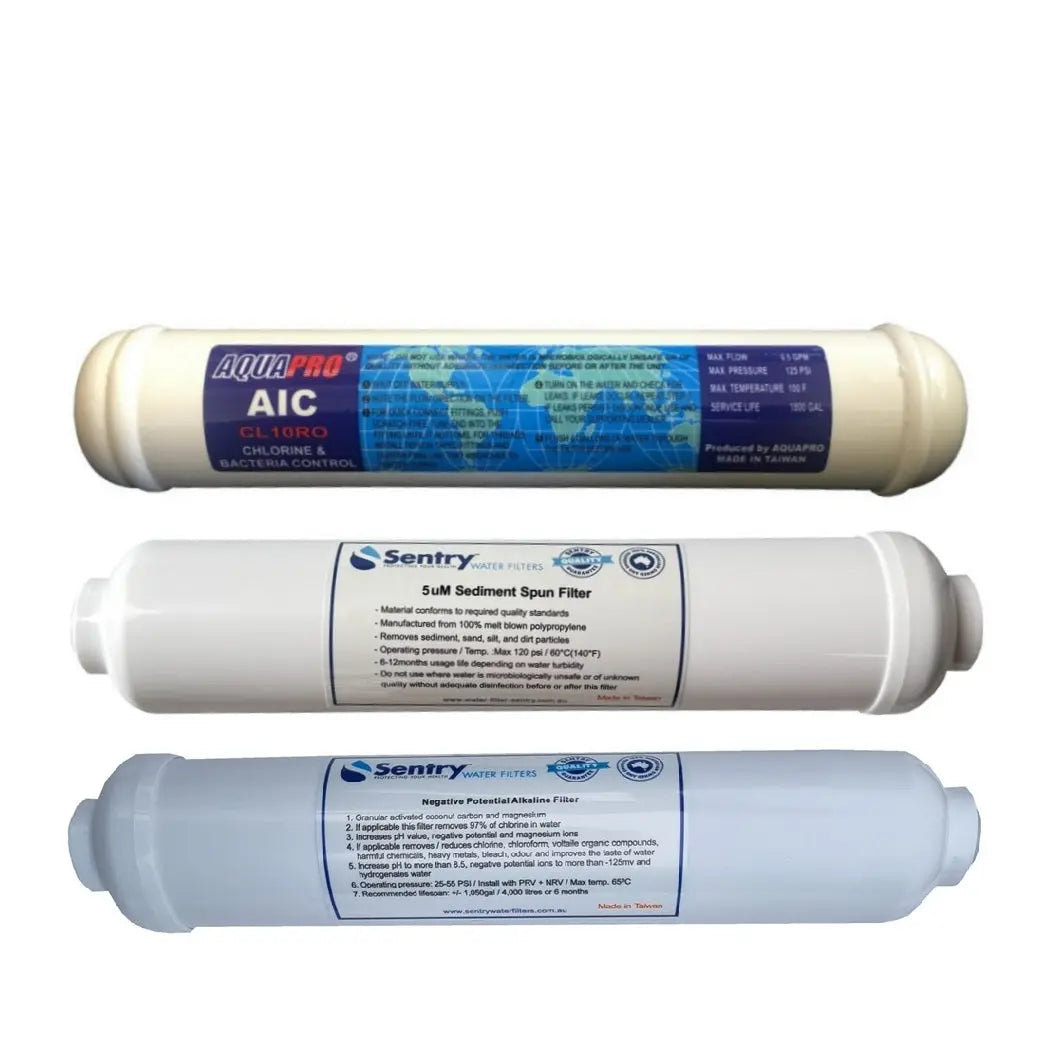 Sentry Water filters Replacement filter kit for the Premium Counter-top Reverse Osmosis filter system no Ro membrane CTRO-4P-N