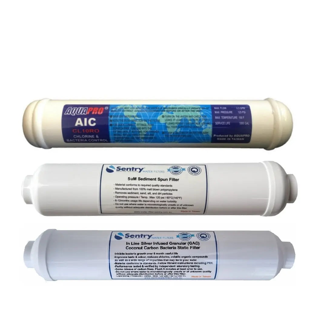 Sentry Water filters Replacement filter kit for the Premium Counter-top Reverse Osmosis filter system CTRO-4P-N No RO membrane