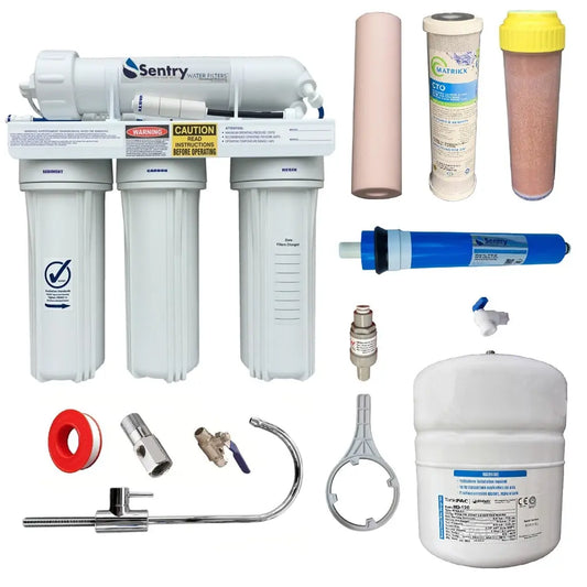 RON4-DJ Reverse Osmosis Marine Aquarium Fish Tank Filter RODI Sentry Water Filters