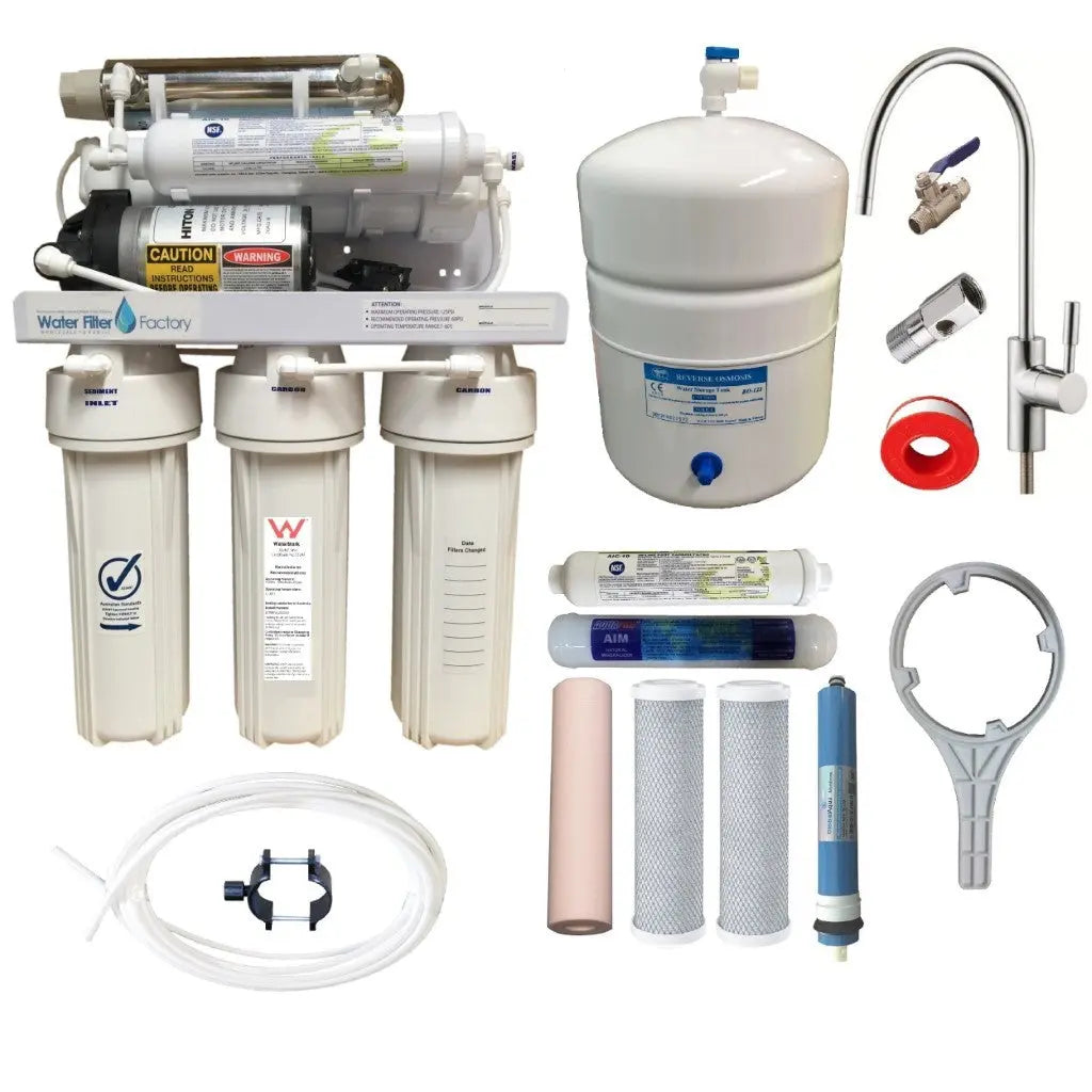 RO Reverse osmosis water filter ROP-7-MGU full kit set