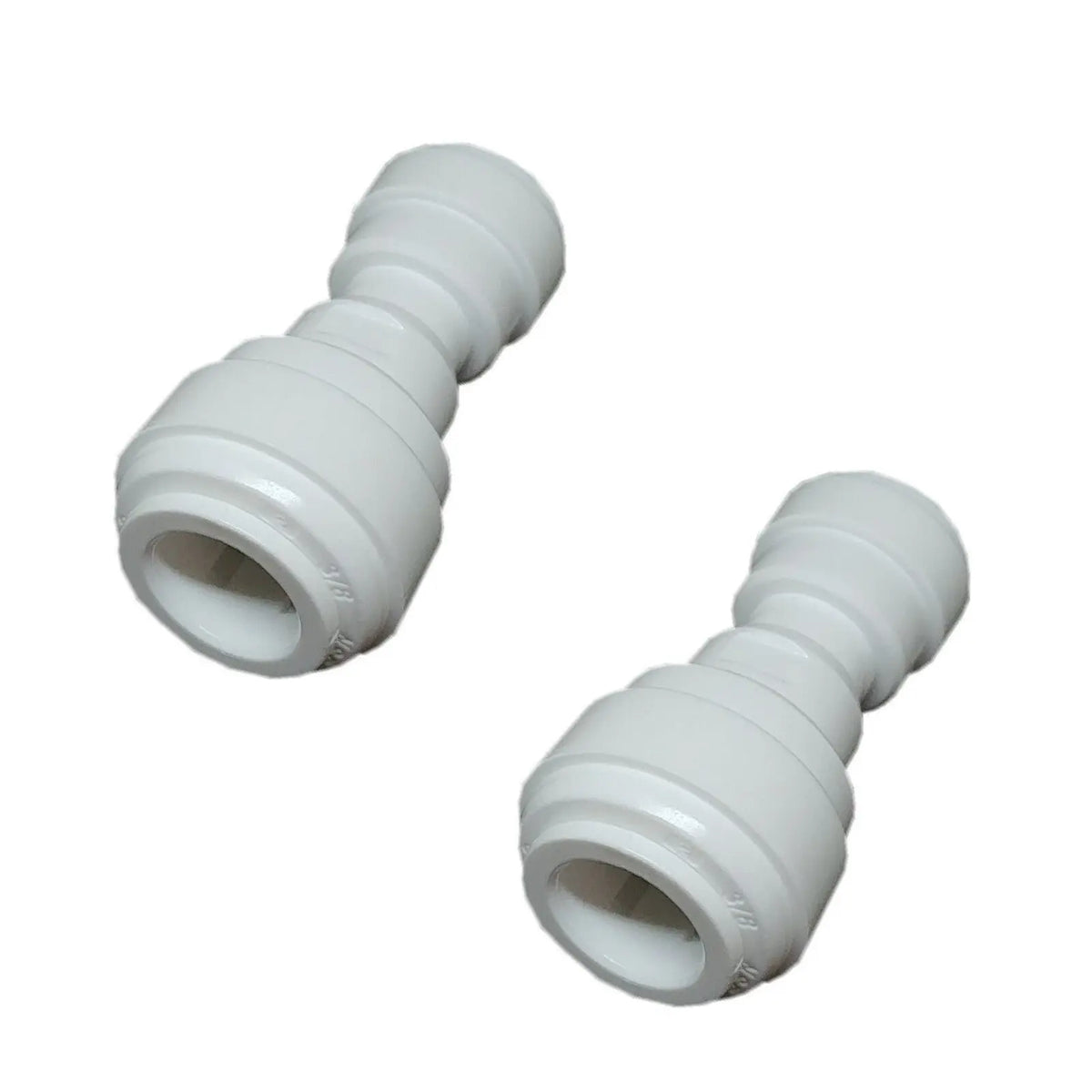 2x Quick-Fit Push-In In Line Water Filter Joiners 6mm to 10mm Tube QF Connectors