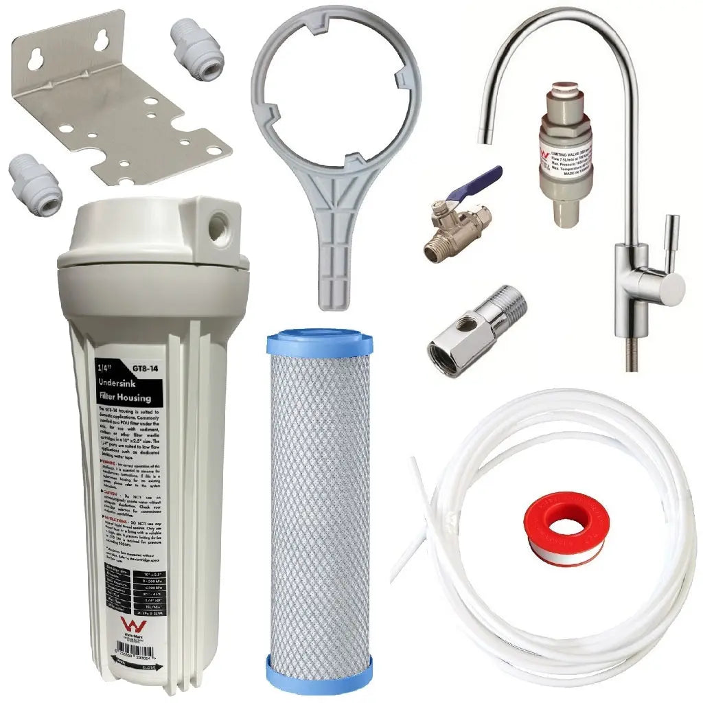 Single Under Sink Chemical Water Filter Undersink Drinking Water Filters Chlorine Sentry Water Filters