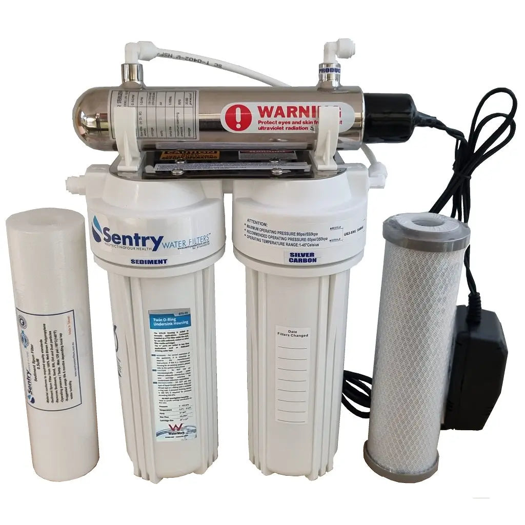 Sentry Reverse Osmosis Water Filters UV tank sterilising undersink 6w system