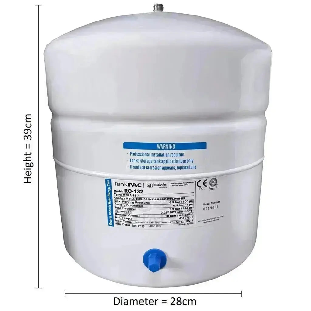 Reverse Osmosis Water Filter Purifier + Pump + 575LPD RO Membrane + Filters ROP-5-G Sentry Water Filters