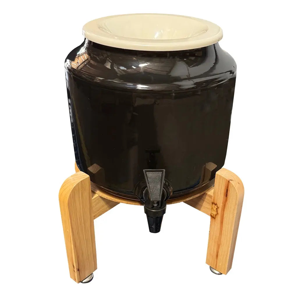 Ceramic Water Works Well | Lead Free Bottle Crock Dispenser | Can Use Filters Sentry Water Filters
