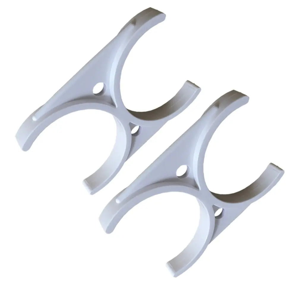 2x inline fridge water filters back to back clips 2" to 2.5"
