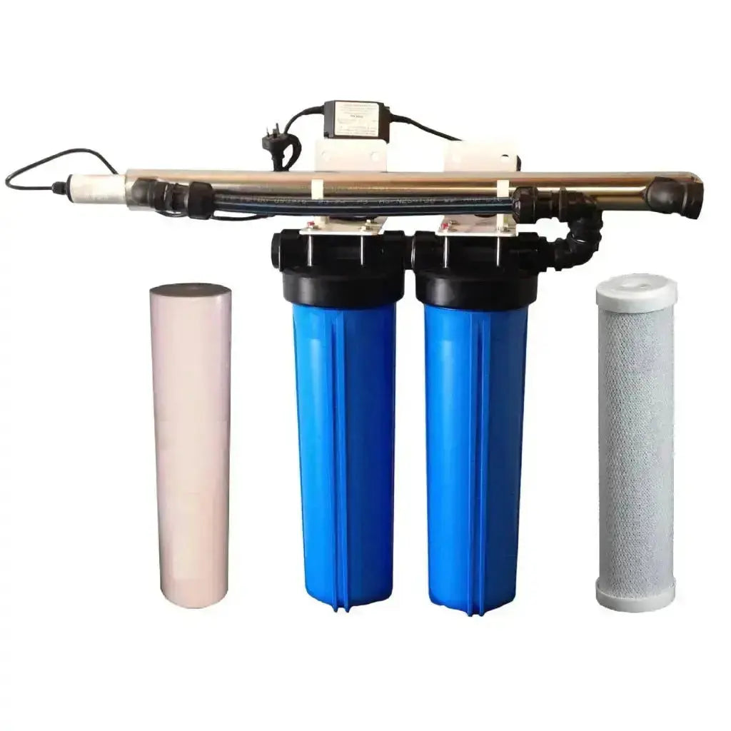 BB20 housing tank whole house water filter ultraviolet ultra violet UV steriliser filters