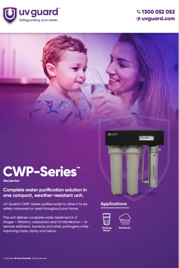 CWP CWP30 whole house home tank water filter page 1
