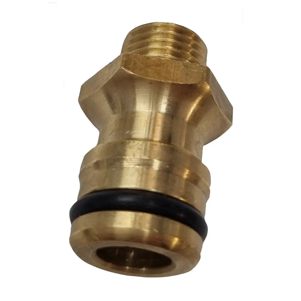 Garden hose clip in line caravan filters brass clips on fittings
