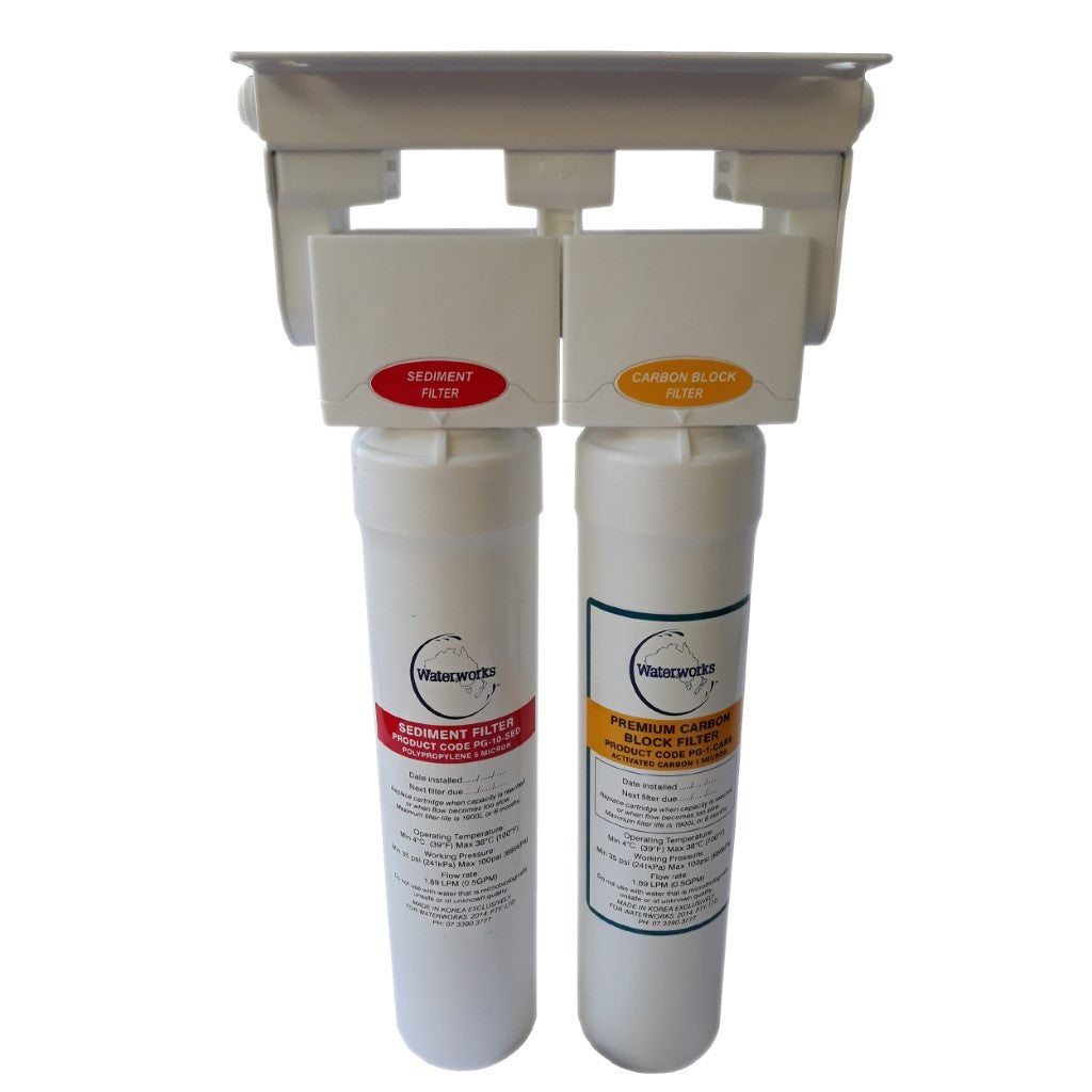 Waterworks Carbon Water Filter PG1+5CARB PG10SED Filters