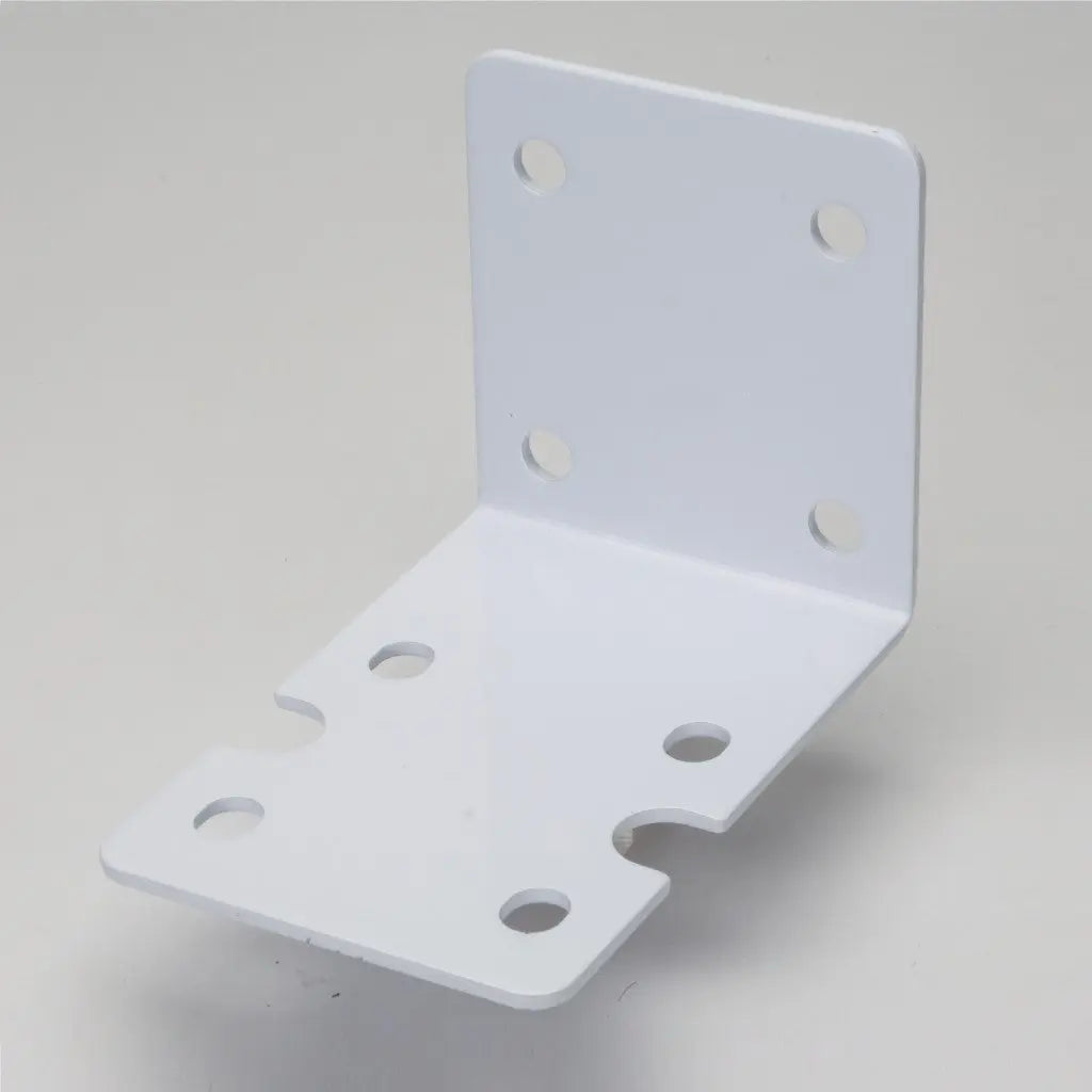 White bracket powder coated steel big blue single