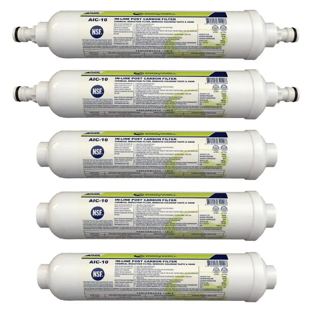 Caravan camping outdoor water filters inline