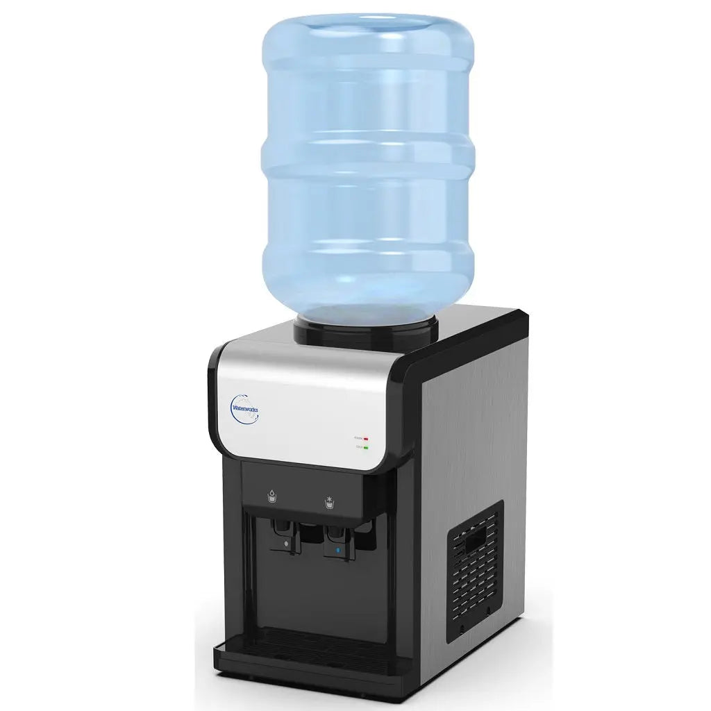 SC19C Waterworks bottled water cooler ambient cooler side view