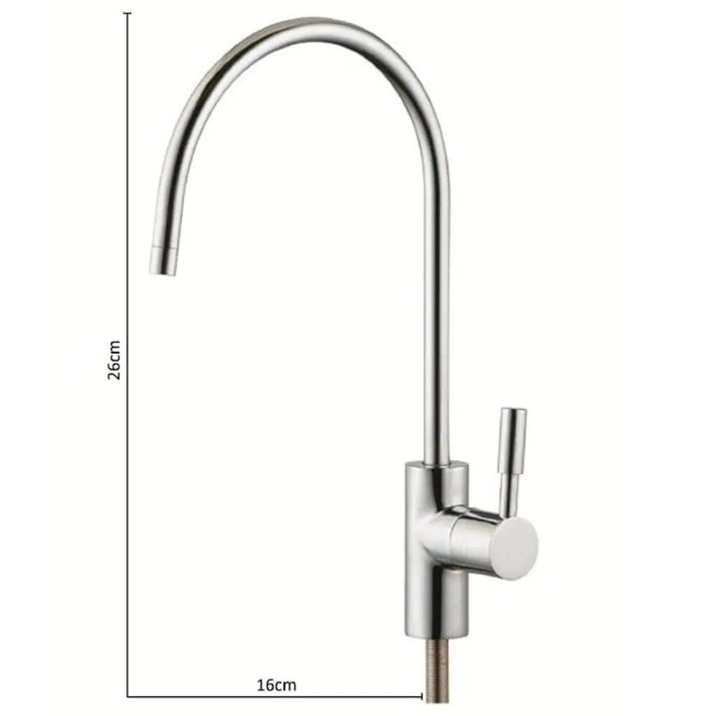 Modern stainless style faucet water filter RO system
