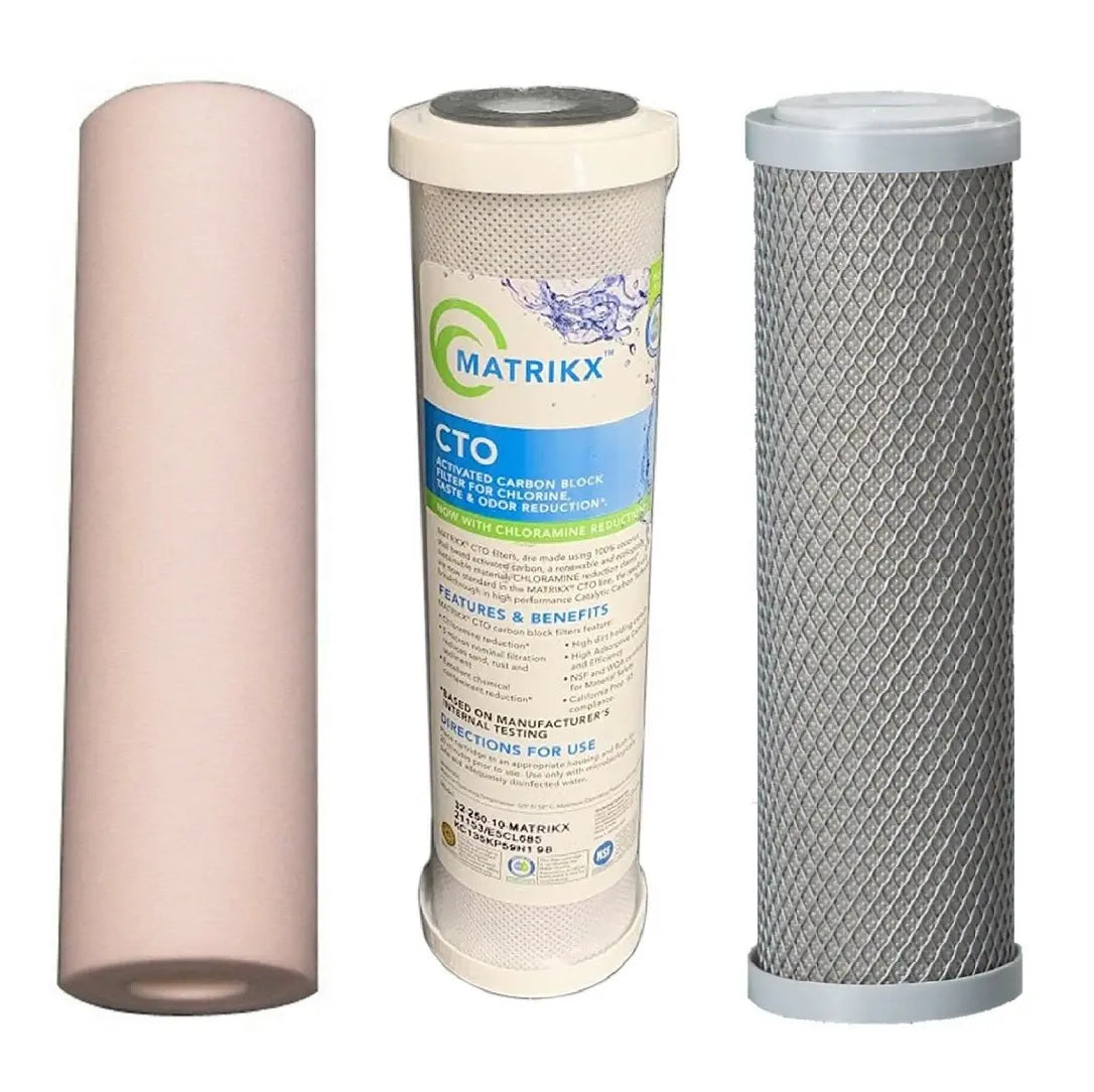 Matrikx CTO 5 micron carbon block filter kx laboratories silver sediment