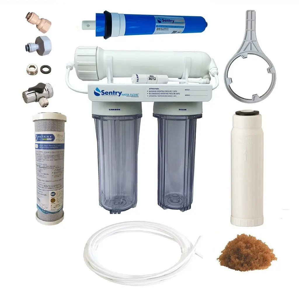 PRO-3-DJ RODI reverse osmosis reef aquarium water filter