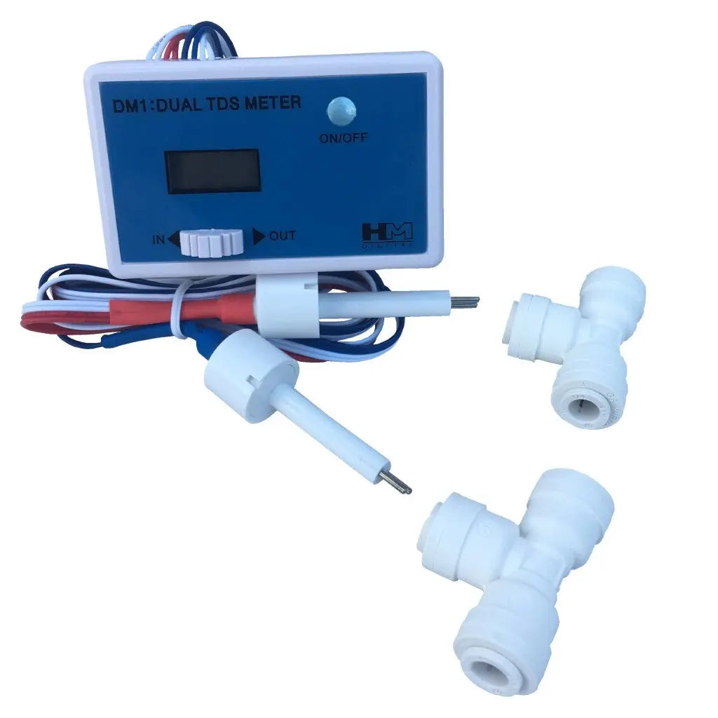 TDS meter dual inline RO DI Reverse Osmosis