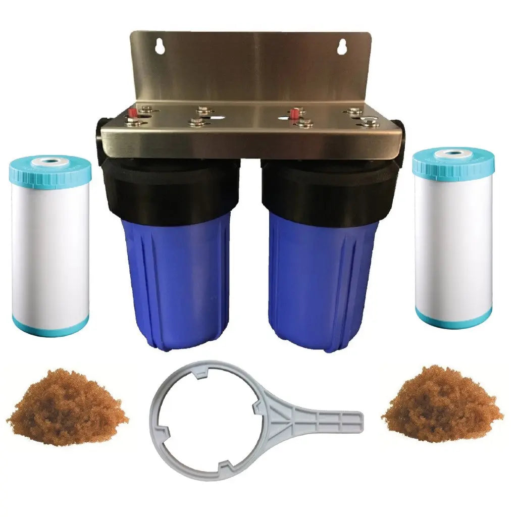 Car Wash Resin Water Filter 10x4.5 With Stainless Steel Bracket