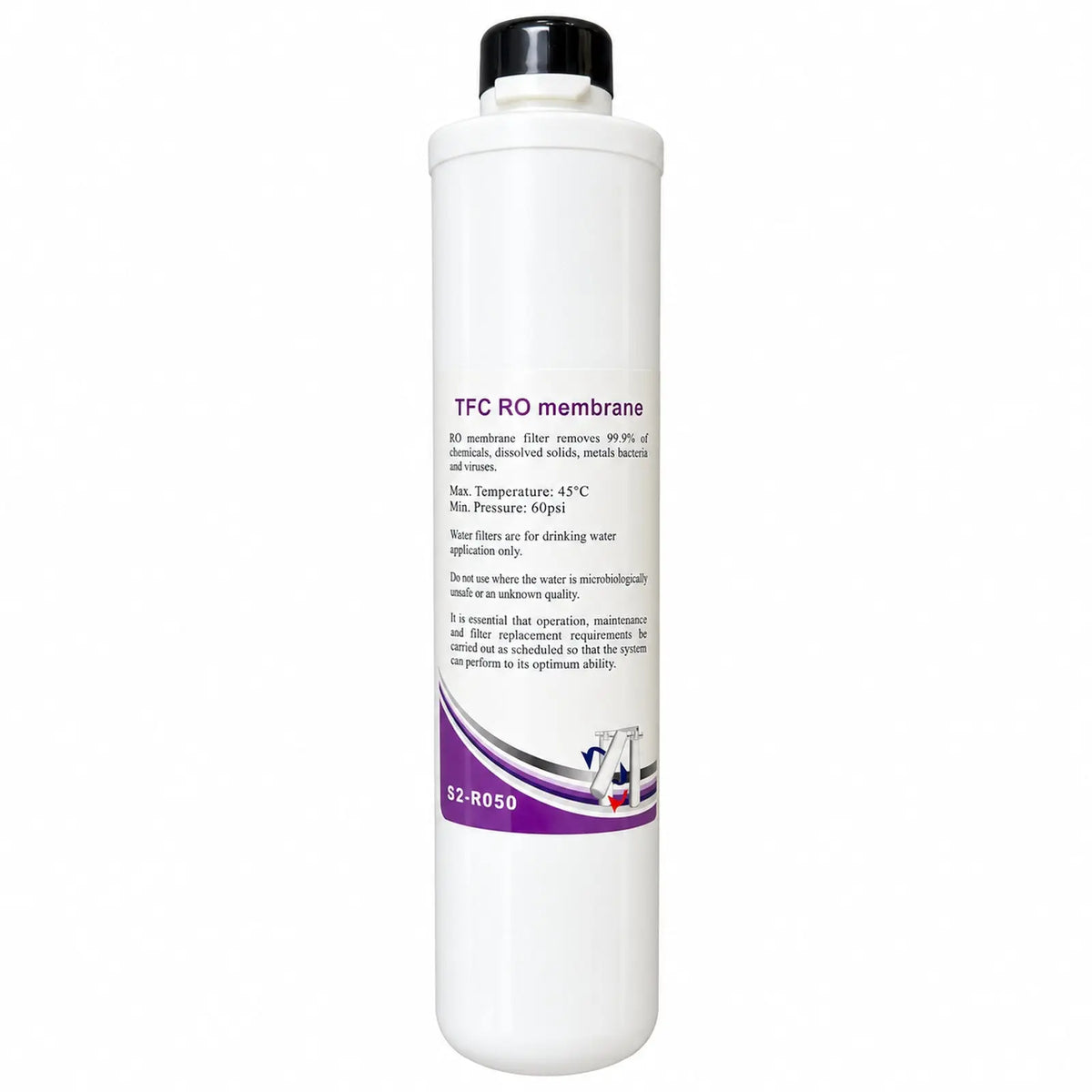 Lan Shan S2-RO50 quick change TFC reverse osmosis membrane 50 GPD