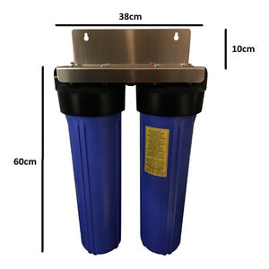 Big Blue DIMS Twin 20x4.5 Tank Water Filter Sentry
