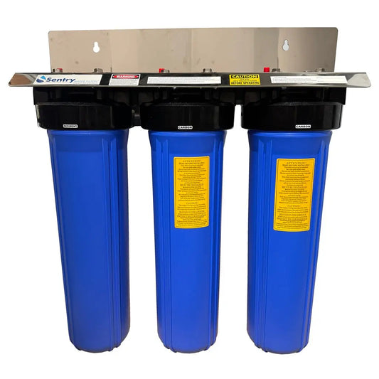 BB big blue triple whole house water filter Stainless Steel bracket