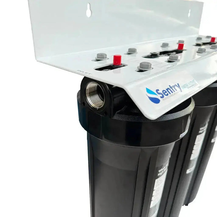 Triple Whole House Filters Dirt + Chemical - 20