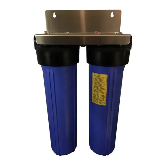 Big Blue 20 Inch 20x4.5 Tank Water Filter With non watermark housing Stainless Bracket