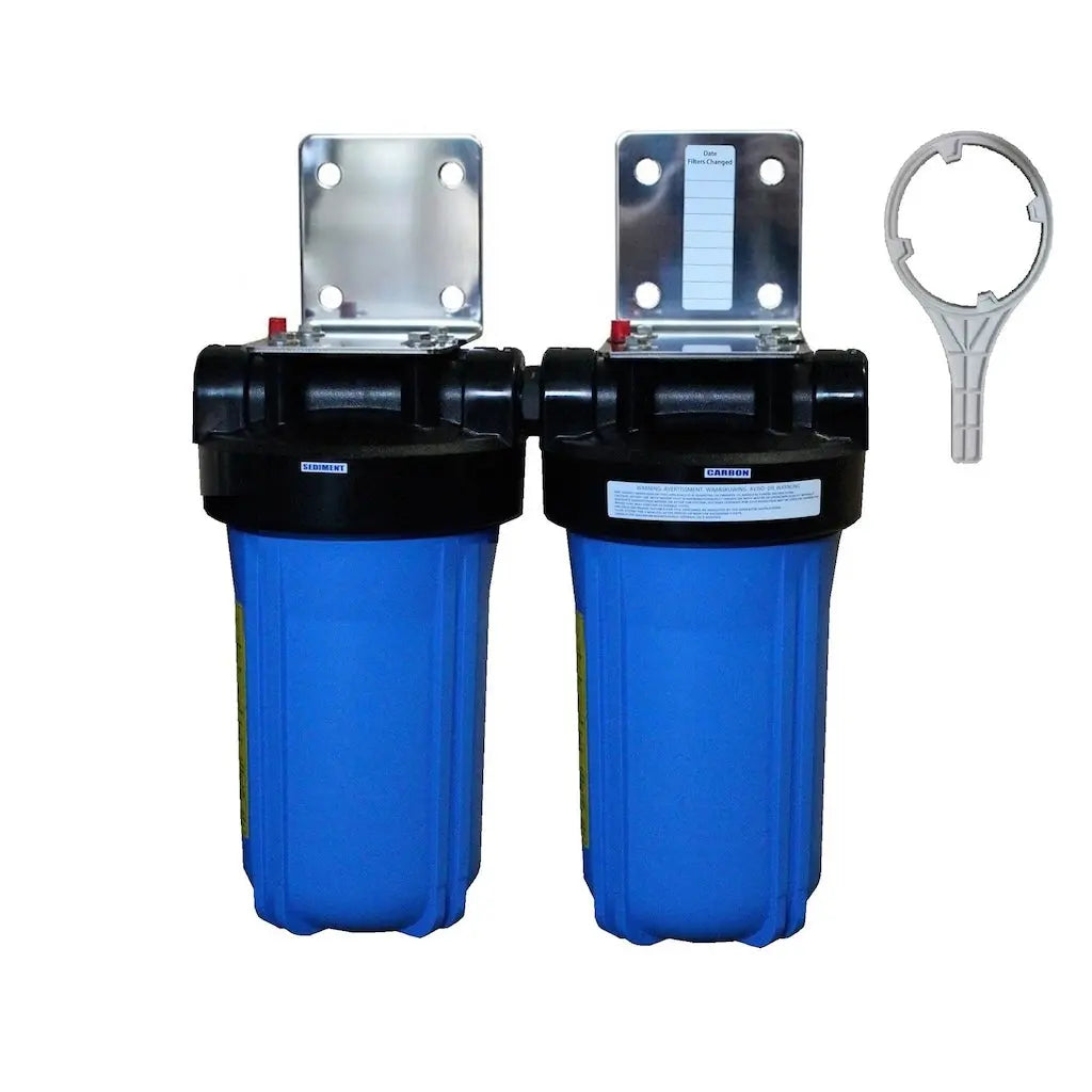 10"x4.5" Small Home | Whole House Water Filters | Sediment + Chlorine