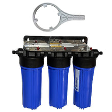 Load image into Gallery viewer, Caravan RV Mobile Home Triple Filter CVL Camping with a housing spanner Sentry Water Filters