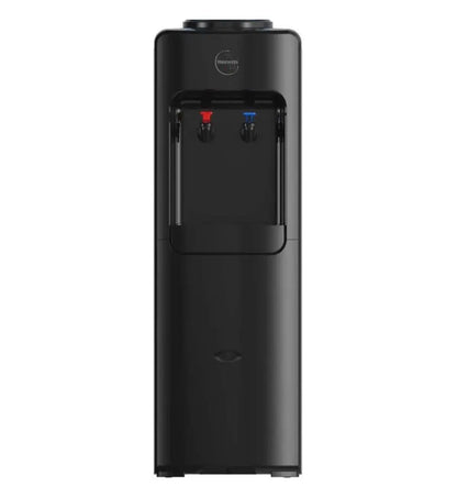 Cooler D26 waterworks black cold hot mains filtered water front