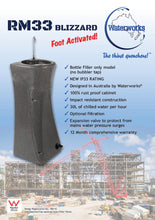 Load image into Gallery viewer, RM33FA blizzard Waterworks WW high volume foot activated water cooler