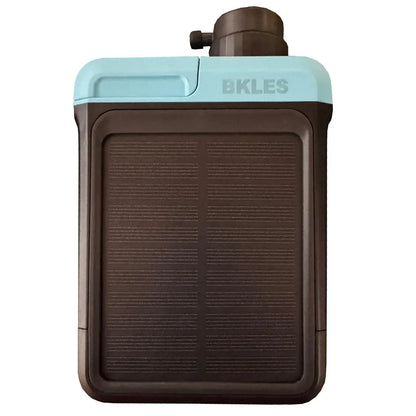 2nd generation Electric portable drinking filter for outdoor hiking, camping, river, creek, dam water. Manual pump with solar charging and flashlight. Solar panel  Sentry Water Filters
