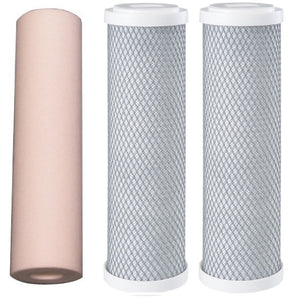 1x 10"x2.5" Sedimentary + 2x 10"x2.5" carbon 1uM splish filters