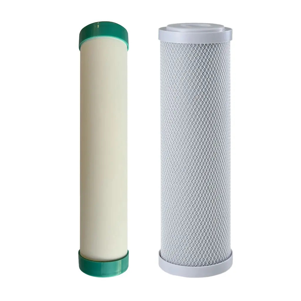 10"x2"/2.5" Sediment Ceramic Carbon PFAS PFOA Metals Water Filters