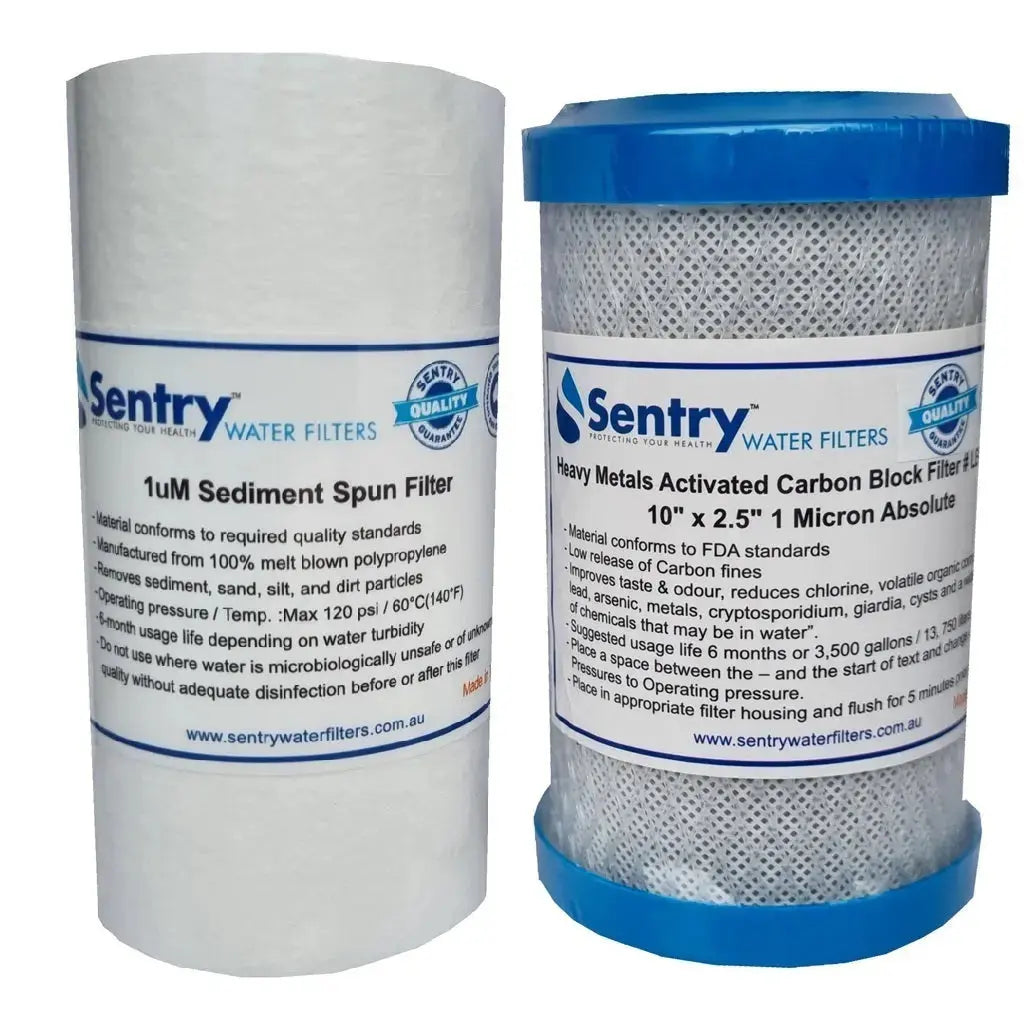Filter 5"x4.5" filters 1uM sediment 0.5uM heavy metals CBC caravan filters